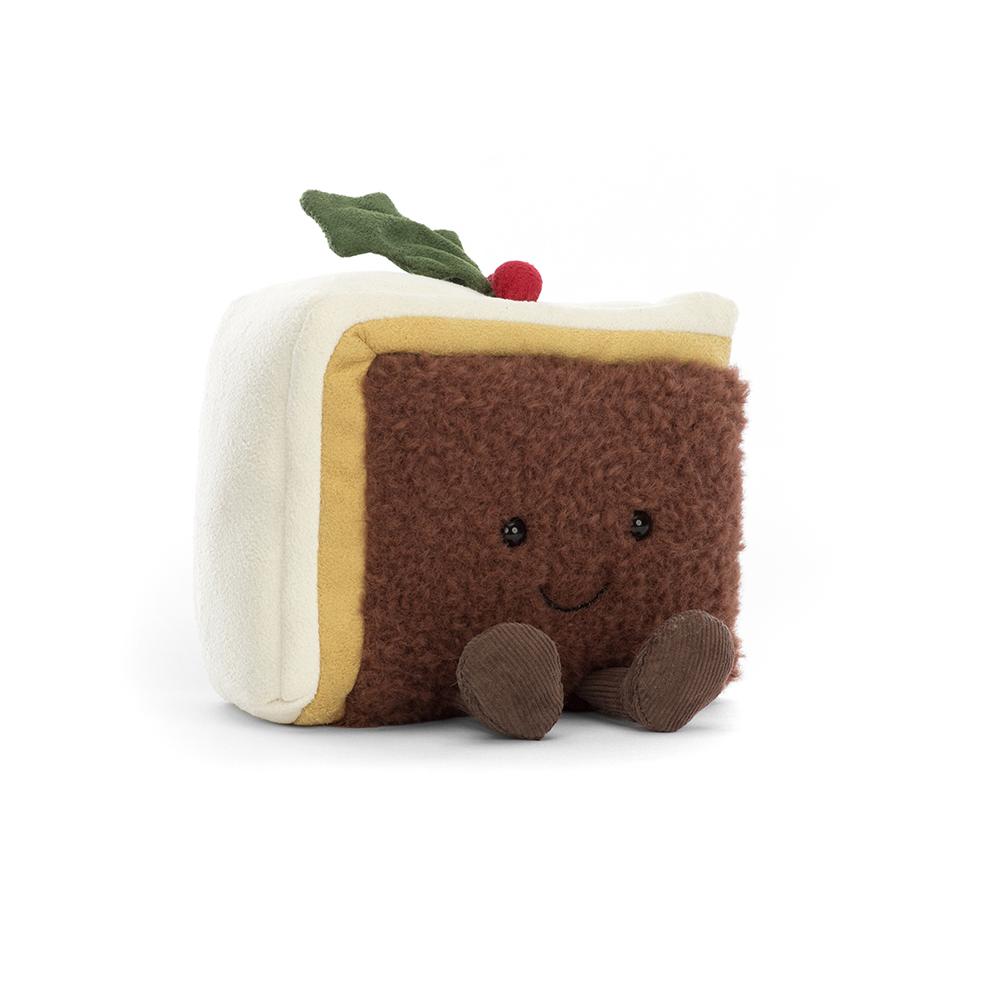  ぬいぐるみ Slice of Christmas Cake JellyCat Amuseable Slice of Christmas Cake Plush Toy — Pearl Grant