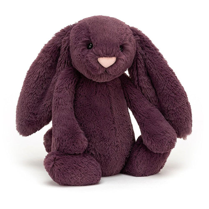 JellyCat Bashful Plum Bunny Medium Plush Toy