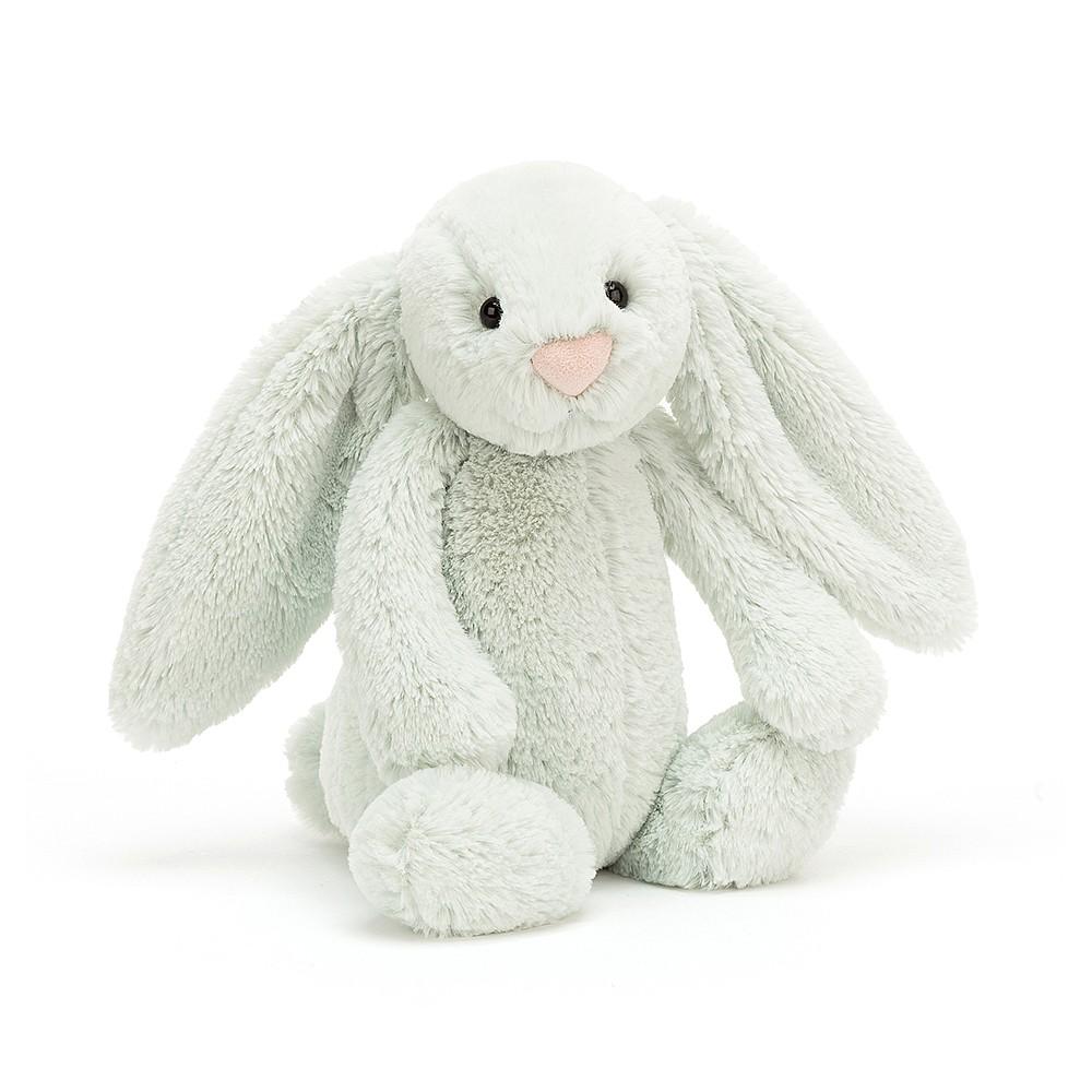ぬいぐるみ  Bashful Bunny really big JellyCat Bashful Seaspray Bunny Medium Plush Toy — Pearl Grant