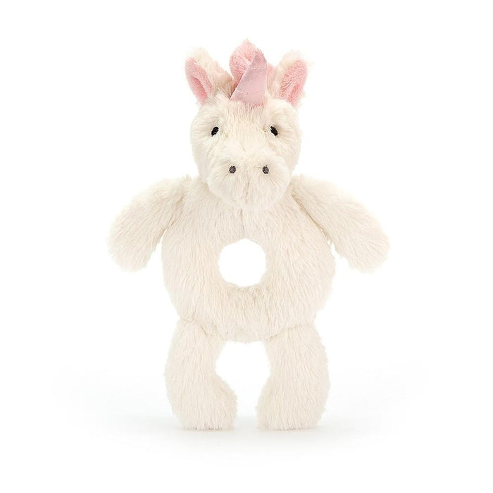 JellyCat Bashful Unicorn Ring Rattle
