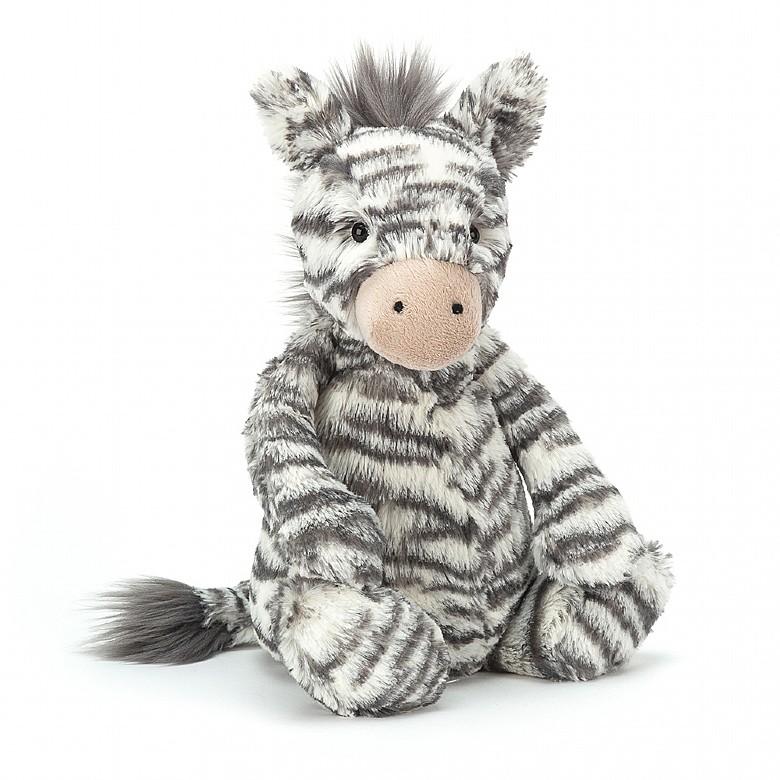 JellyCat Bashful Zebra Medium Plush Toy — Pearl Grant Richmans