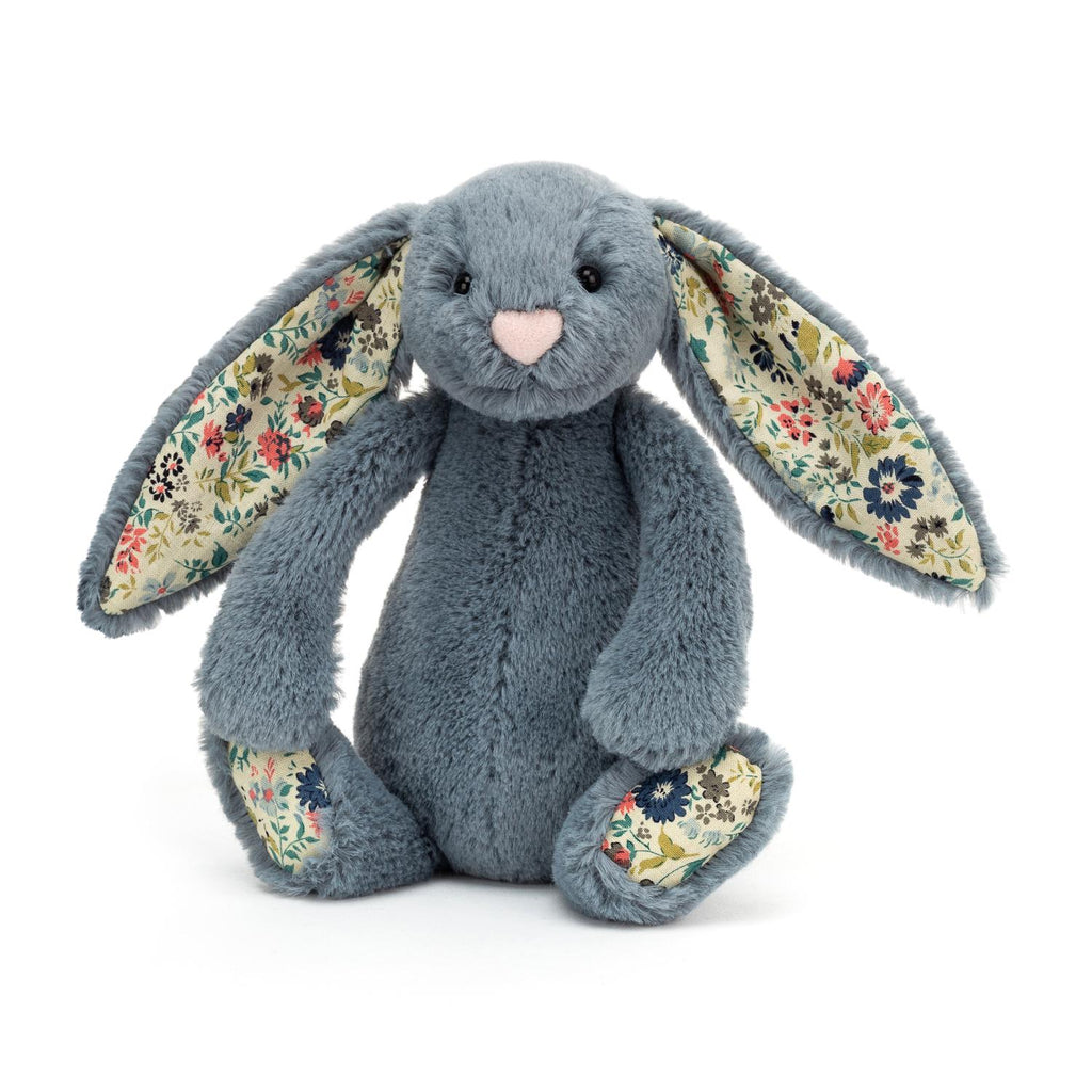 ぬいぐるみ  Blossom DuskyBlue Bunny JellyCat Blossom Dusky Blue Bunny Small Plush Toy — Pearl Grant