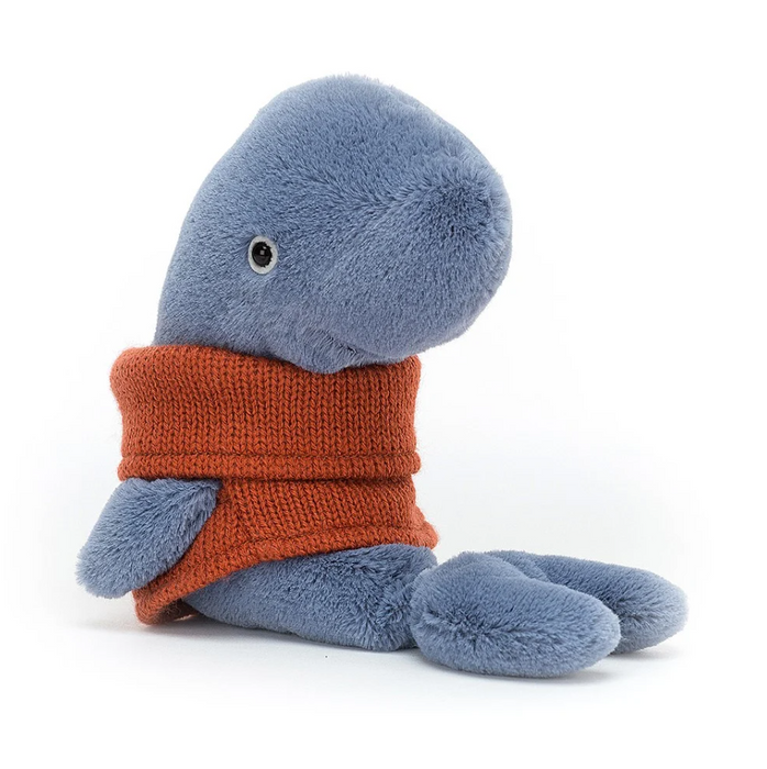 JellyCat Cozy Crew Whale Plush Toy