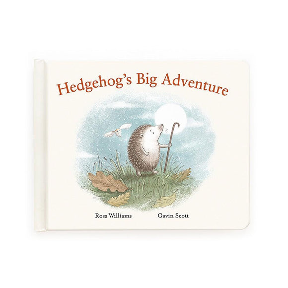 JellyCat Hedgehog's Big Adventure Book