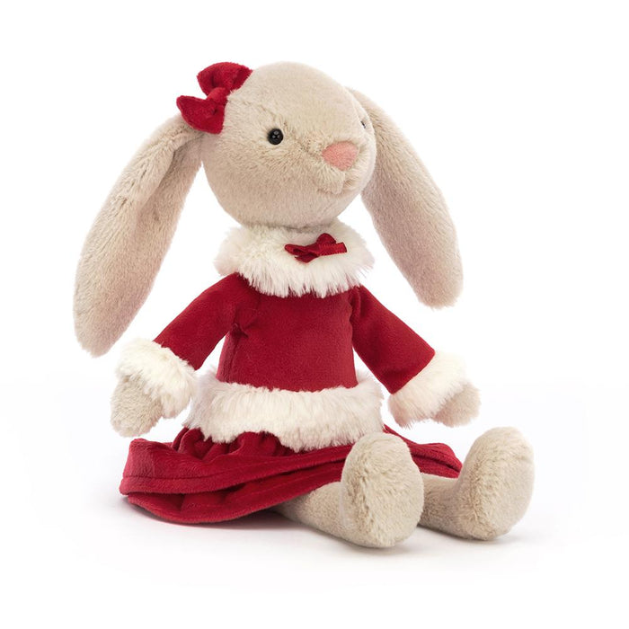 JellyCat Lottie Bunny Festive Plush Toy