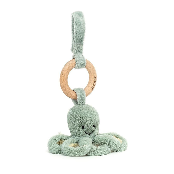 JellyCat Odyssey Octopus Wooden Ring Toy