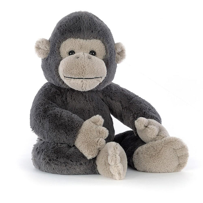 Soft Toys Gorilla Jellycat Jellycat Medium Bashful Gorilla Grey