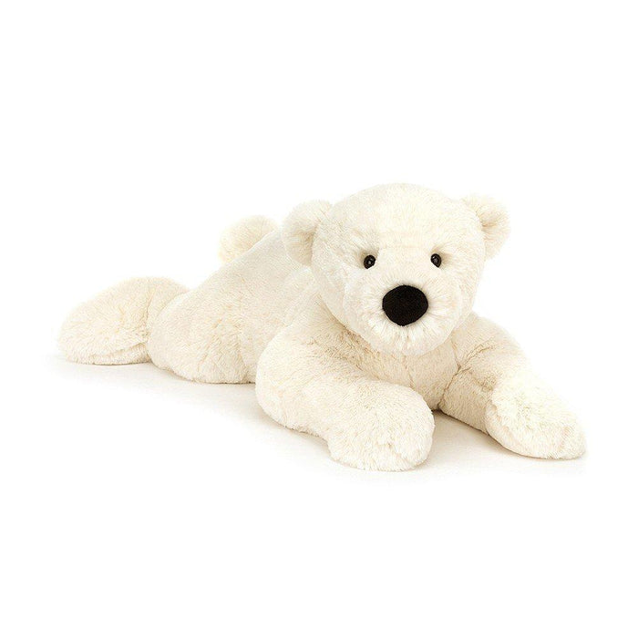 JellyCat Perry Polar Bear Lying Plush Toy