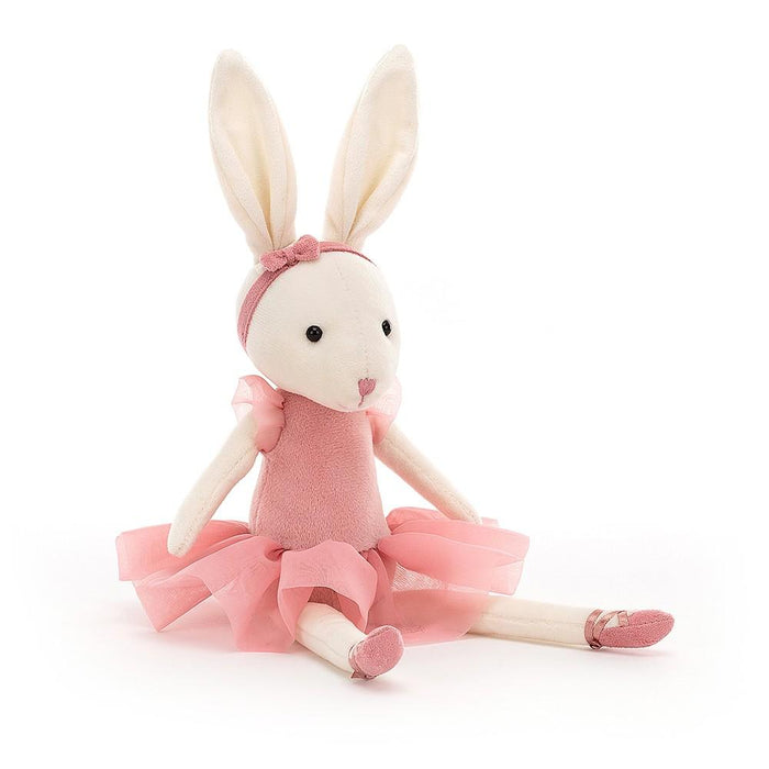 JellyCat Pirouette Rose Bunny Plush Toy Pearl Grant Richmans JellyCat Pirouette Rose Bunny Plush Toy Pearl Grant Richmans