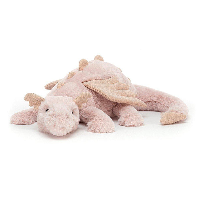 JellyCat Rose Dragon Medium Plush Toy
