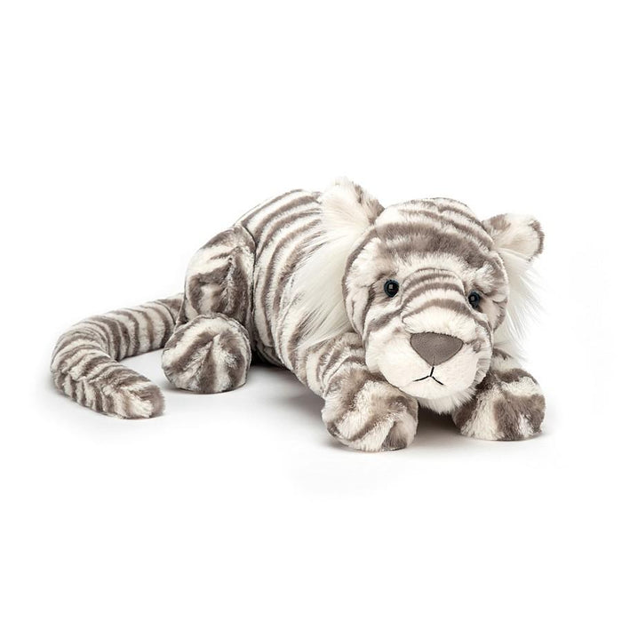 JellyCat Sacha Snow Tiger Large Plush Toy