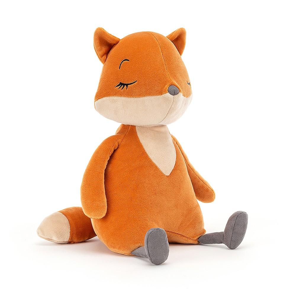  sleepee fox ジェリーキャット きつね ぬいぐるみ JellyCat Sleepee Fox Plush Toy — Pearl Grant Richmans