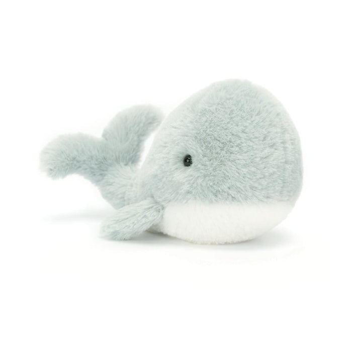 JellyCat Wavelly Whale Grey Plush Toy