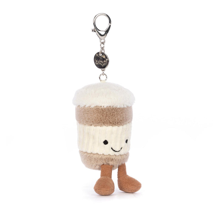 Jellycat Amuseable Coffee-To-Go Bag Charm Plush Toy