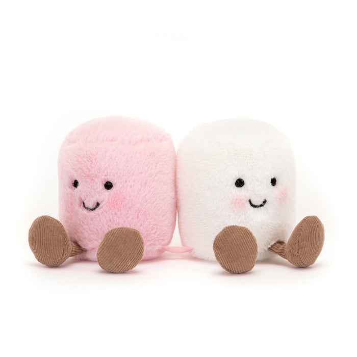 Jellycat Amuseable Pink and White Marshmallows Plush Toy