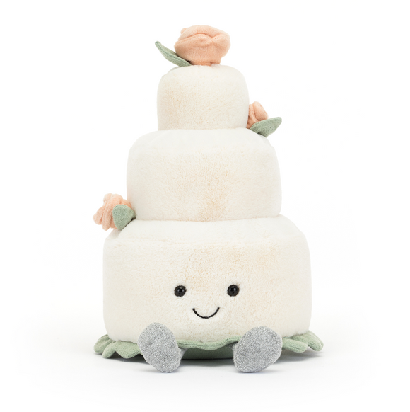 Jellycat Amuseable Wedding Cake Plush Toy