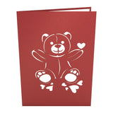 Love Bear 3D Pop Up card