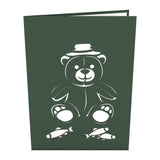 Fishing Bear 3D Pop Up card