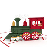 Santa Train Classic 3D Pop Up card