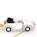 Wedding Car 3D Pop Up card