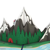 Mountains 3D Pop Up card