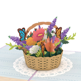 Flower Basket 3D Pop Up card