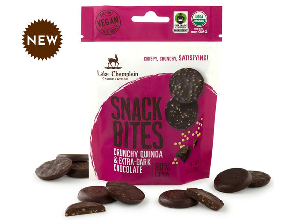 Lake Champlain Chocolates 80% Dark Chocolate Snack Bites