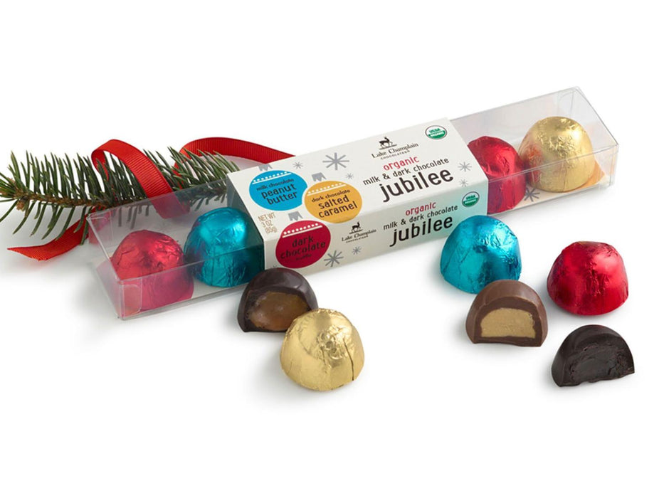 Lake Champlain Chocolates Christmas Jubilees Assorted Gift Box 6pc