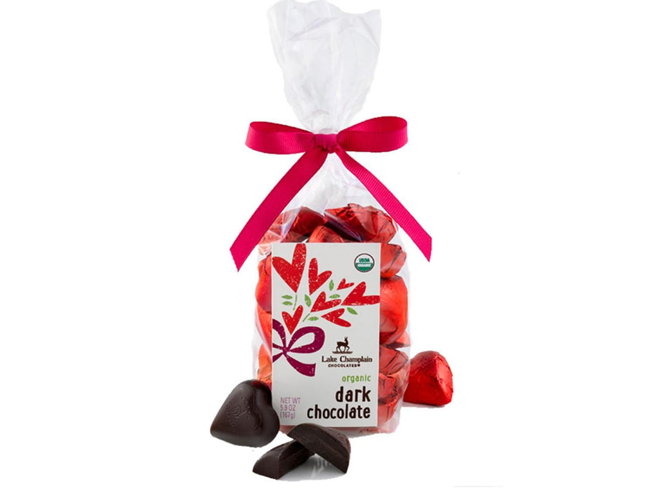 Lake Champlain Dark Chocolate Hearts Gift Bag