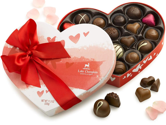 Lake Champlain Grand Valentine Chocolate Heart 21pc Box