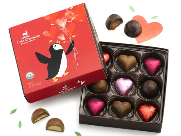 Lake Champlain Hearts Aflutter Organic Chocolate Collection
