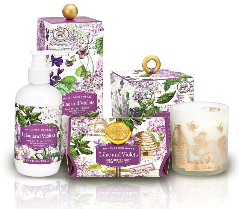Lilac and Violets Gift Set