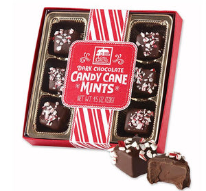 Long Grove Confectionery Dark Chocolate Candy Cane Mints