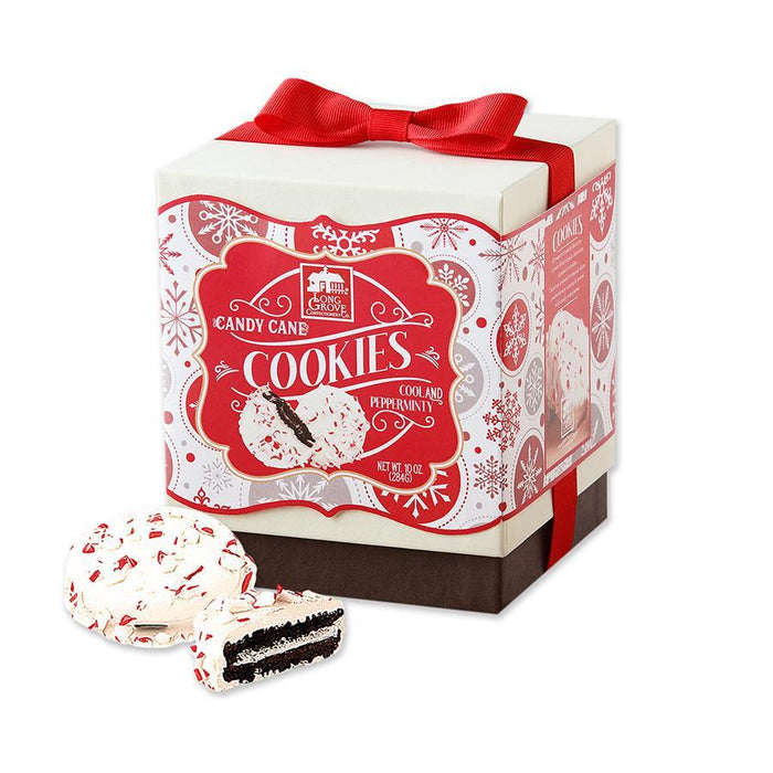 Long Grove Confectionery Peppermint Cookie Snowflake Box with Bow