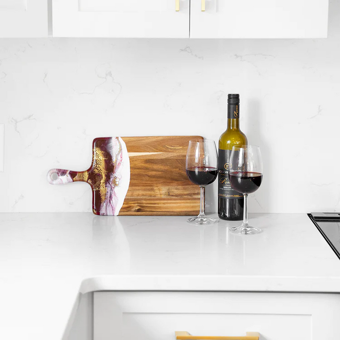 Medium Acacia Cheeseboard Merlot