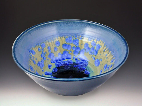 Medium Bowl in Sky Crystal Blue by Indikoi