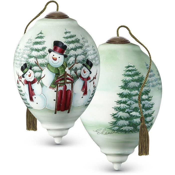 Merry Snowmen Ornament