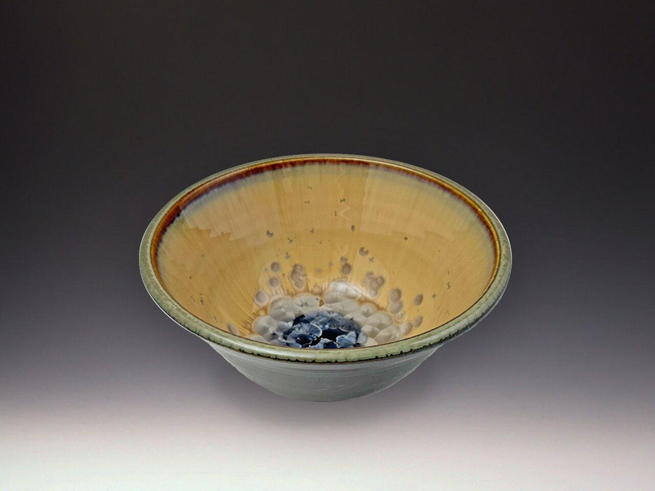Mini Bowl in Mocha Crystal Dark Olive by Indikoi