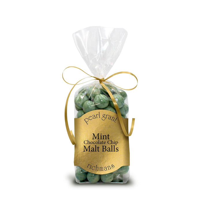 Mint Chocolate Chip Malted Milk Balls