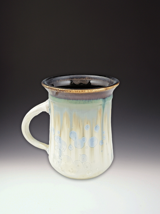 Mug in Ivory Dark Olive by Indikoi