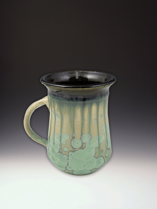 Mug in Patina Dark Olive by Indikoi