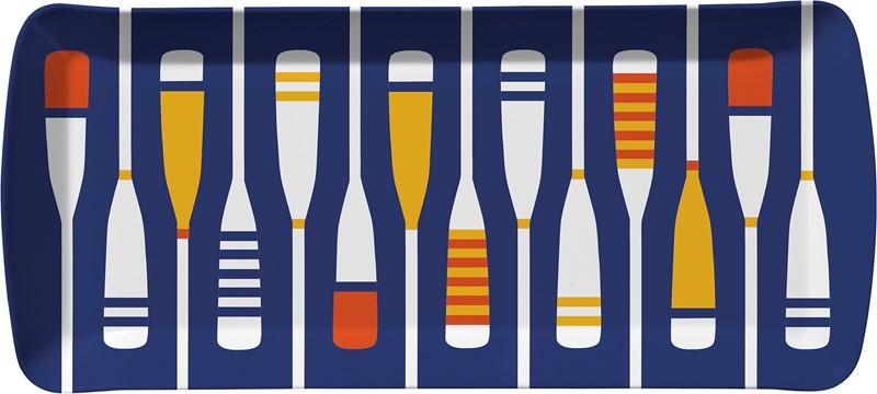 Oars 15 Inch Melamine Tray by Merritt