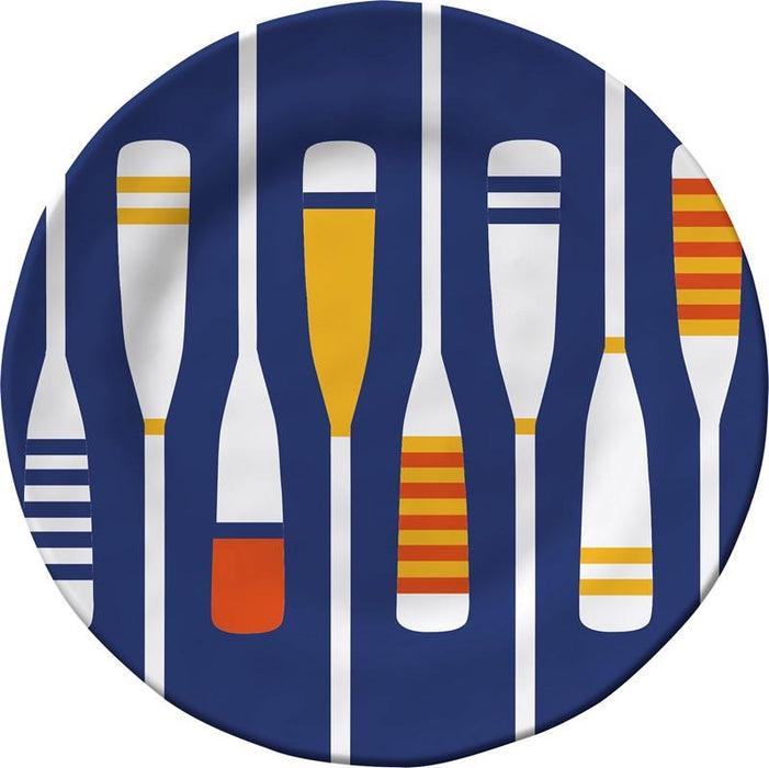 Oars 8.5 Inch Melamine Salad Plate by Merritt
