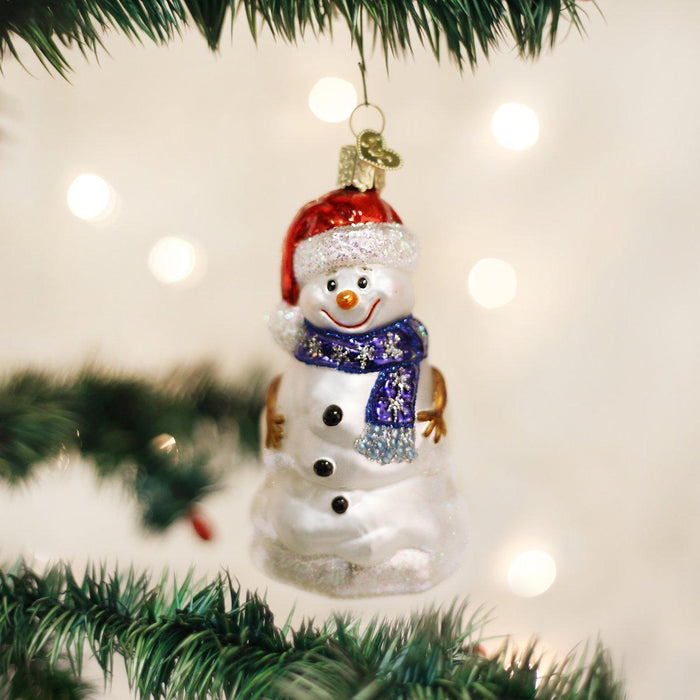 Old World Christmas Happy Snowman Ornament