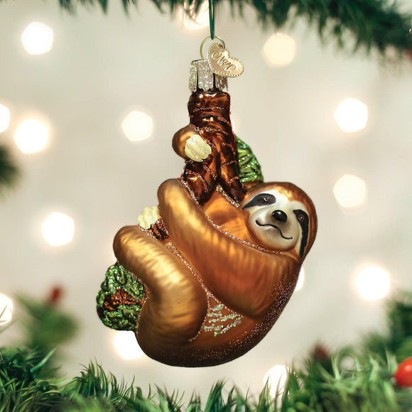Old World Christmas Sloth Ornament