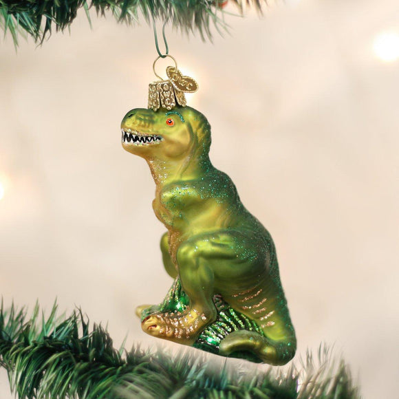 Old World Christmas T-Rex Ornament