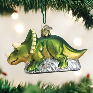 Old World Christmas Triceratops Ornament