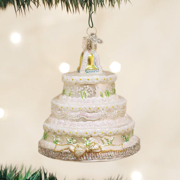 Old World Christmas Wedding Cake Ornament