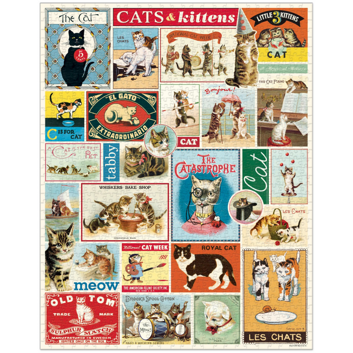 Cats & Kittens 1000 Piece Jigsaw Puzzle