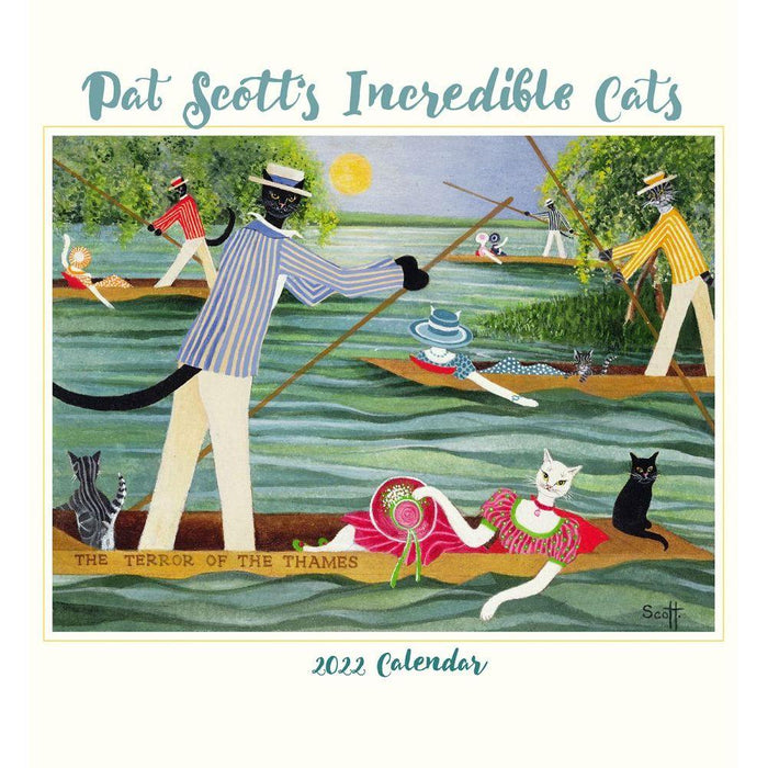 Pat Scott's Incredible Cats 2022 Wall Calendar